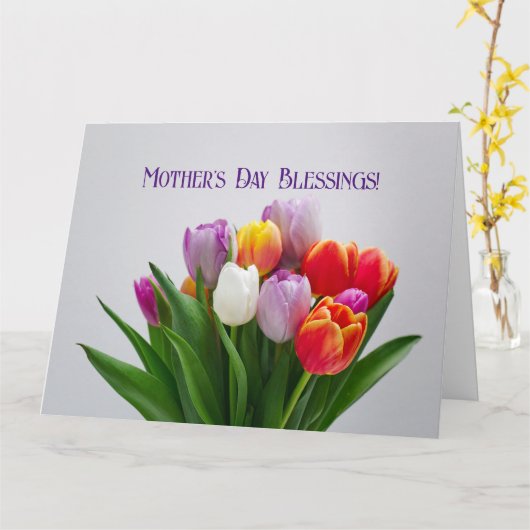 Muttertagskarte Karte (Gelbe Blume)