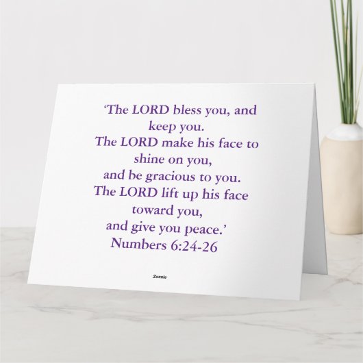 Muttertagskarte Karte (Rückseite)