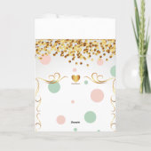 Muttertagskarte Karte (Rückseite)