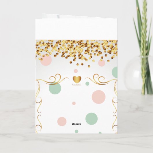 Muttertagskarte Karte (Rückseite)