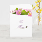 Muttertagskarte Karte (Gelbe Blume)