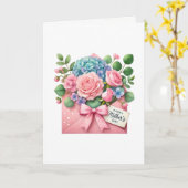 Muttertagskarte Karte (Gelbe Blume)