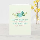 Muttertagskarte Karte (Gelbe Blume)