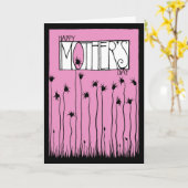 Muttertagskarte Karte (Gelbe Blume)