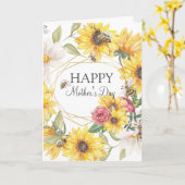 Muttertagskarte Karte (Gelbe Blume)