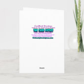 Muttertagskarte Karte (Rückseite)