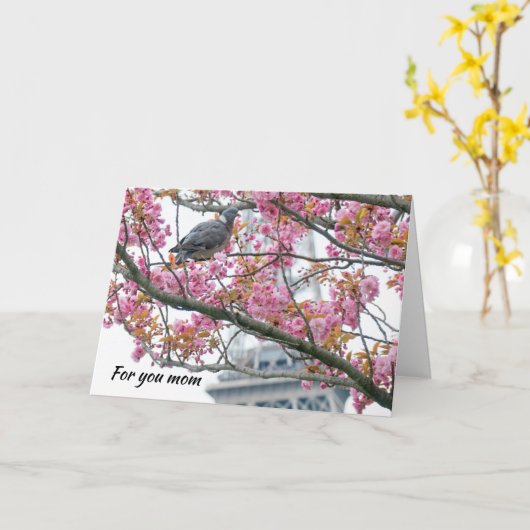 Muttertagskarte Karte (Gelbe Blume)