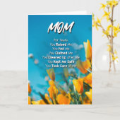 Muttertagskarte Karte (Gelbe Blume)