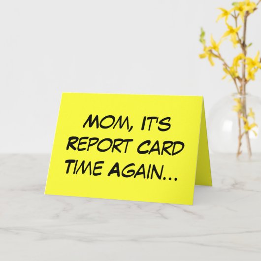 Muttertagskarte Karte (Gelbe Blume)