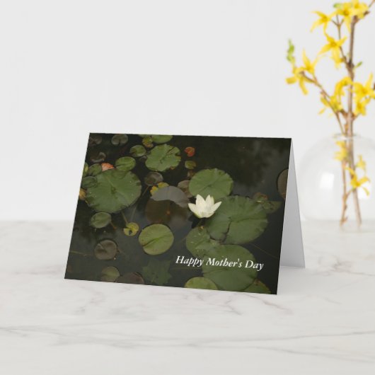 Muttertagskarte Karte (Gelbe Blume)