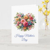 Muttertagskarte Karte (Gelbe Blume)