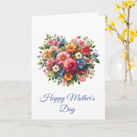 Muttertagskarte Karte (Gelbe Blume)