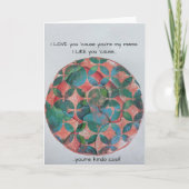 Muttertagskarte Karte (Vorderseite)