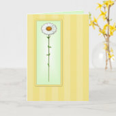 Muttertagskarte Karte (Gelbe Blume)