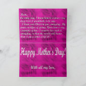 Muttertagskarte Karte (Innenseite)