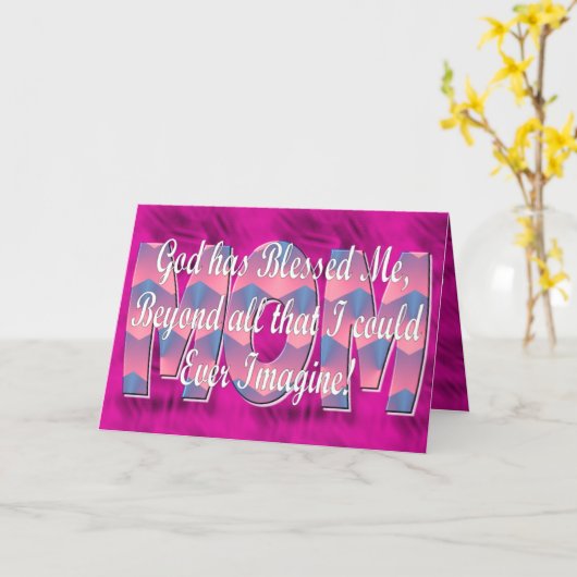 Muttertagskarte Karte (Gelbe Blume)