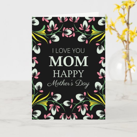 Muttertagskarte Karte (Gelbe Blume)