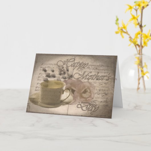 Muttertagskarte Karte (Gelbe Blume)