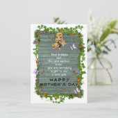 Muttertagskarte Karte (Stehend Vorderseite)