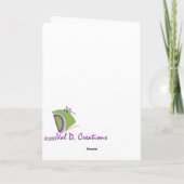 Muttertagskarte Karte (Rückseite)