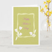 Muttertagskarte Karte (Gelbe Blume)