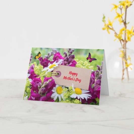 Muttertagskarte Karte (Gelbe Blume)