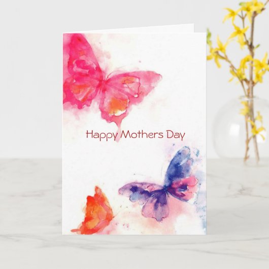 Muttertagskarte Karte (Gelbe Blume)