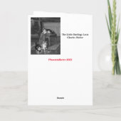 Muttertagskarte Karte (Rückseite)