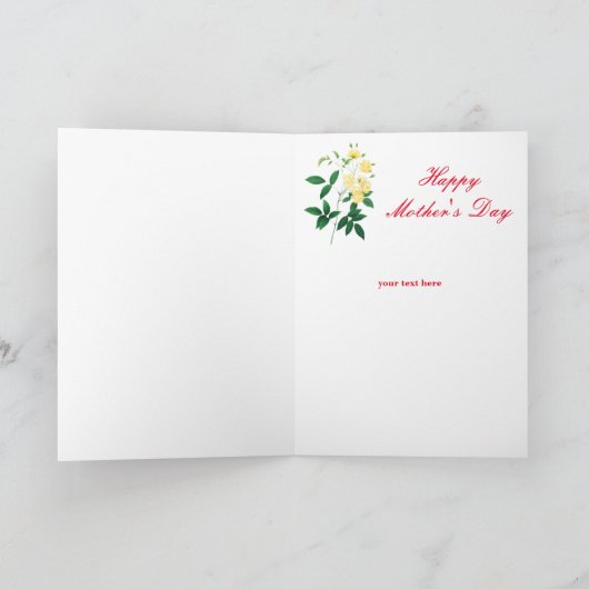 Muttertagskarte Karte (Innenseite)