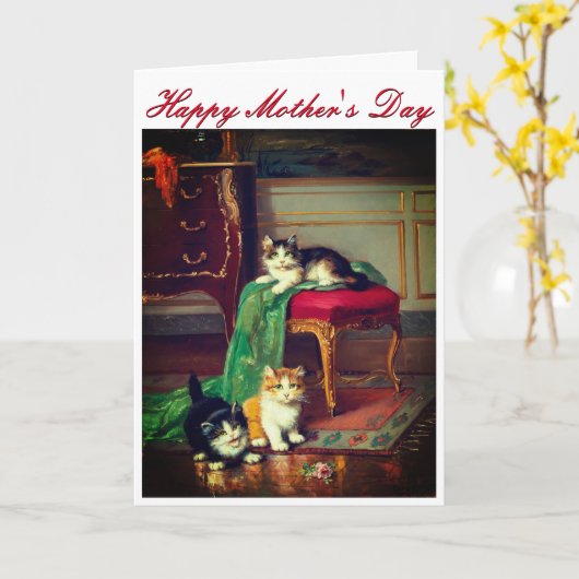 Muttertagskarte Karte (Gelbe Blume)