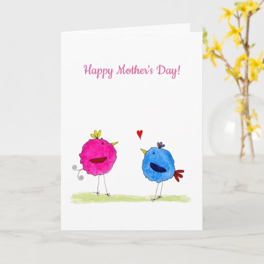 Muttertagskarte Karte (Gelbe Blume)