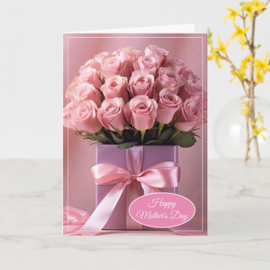 Muttertagskarte Karte (Gelbe Blume)