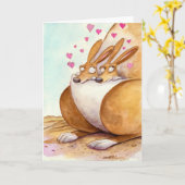 Muttertagskarte Karte (Gelbe Blume)