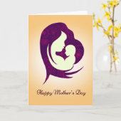 Muttertagskarte Karte (Gelbe Blume)