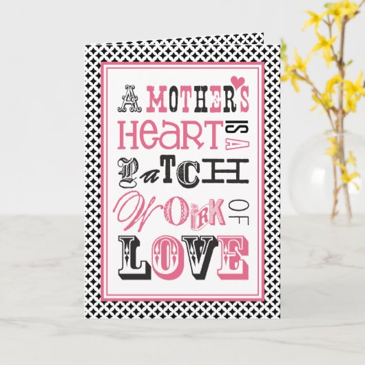 Muttertagskarte Karte (Gelbe Blume)