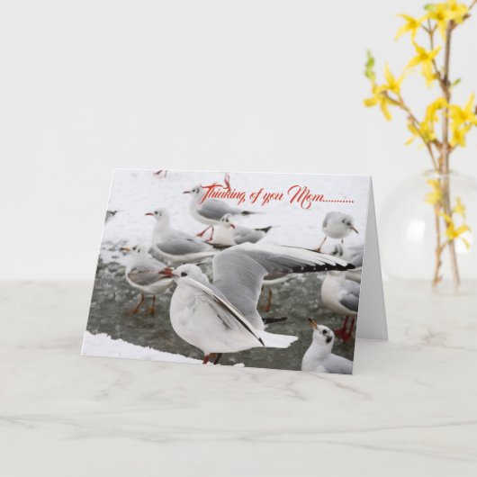 Muttertagskarte Karte (Gelbe Blume)