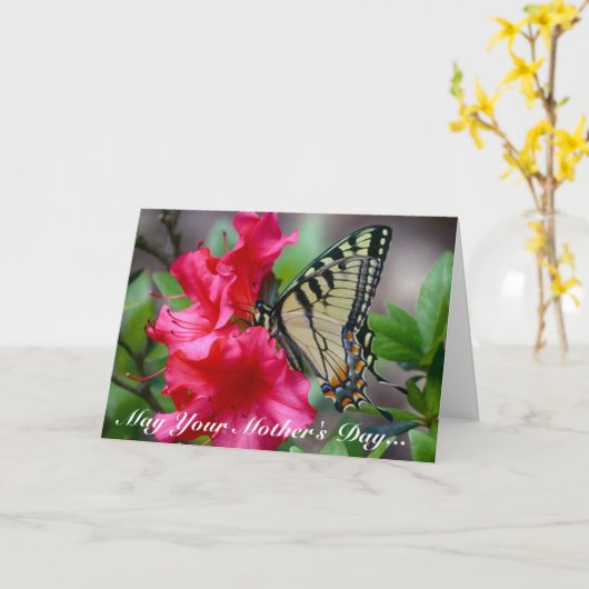 Muttertagskarte Karte (Gelbe Blume)