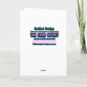 Muttertagskarte Karte (Rückseite)