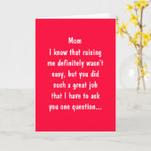 Muttertagskarte Karte (Gelbe Blume)