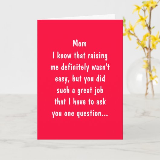 Muttertagskarte Karte (Gelbe Blume)