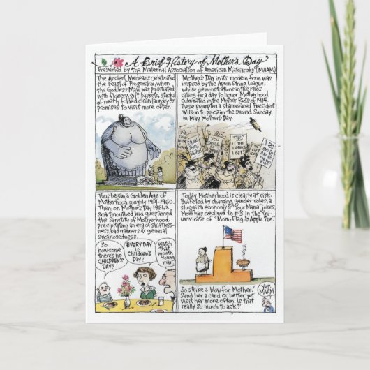 Muttertagskarte Karte (Vorderseite)