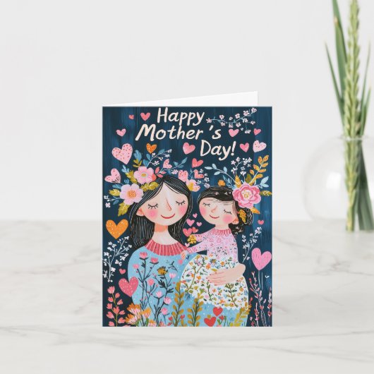 Muttertagskarte Karte (Vorderseite)