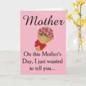 Muttertagskarte Karte (Gelbe Blume)