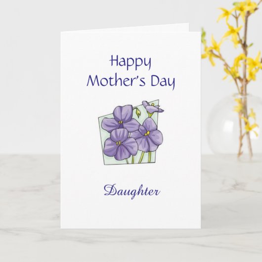 Muttertagskarte Karte (Gelbe Blume)