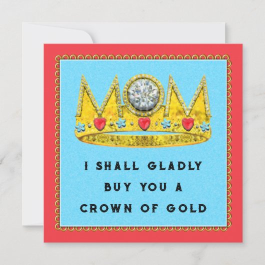 Muttertagskarte Karte (Vorderseite)