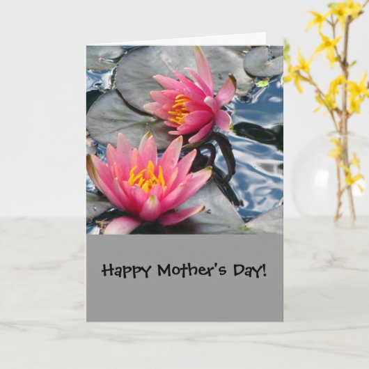 Muttertagskarte Karte (Gelbe Blume)