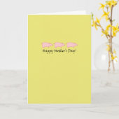 Muttertagskarte Karte (Gelbe Blume)