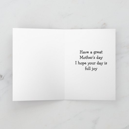 Muttertagskarte Karte (Innenseite)