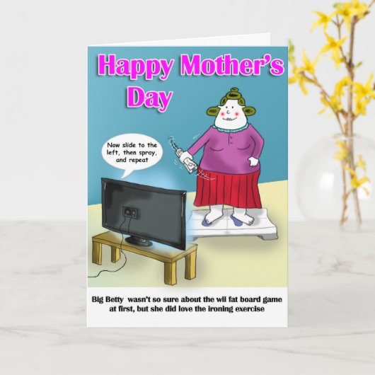 Muttertagskarte Karte (Gelbe Blume)