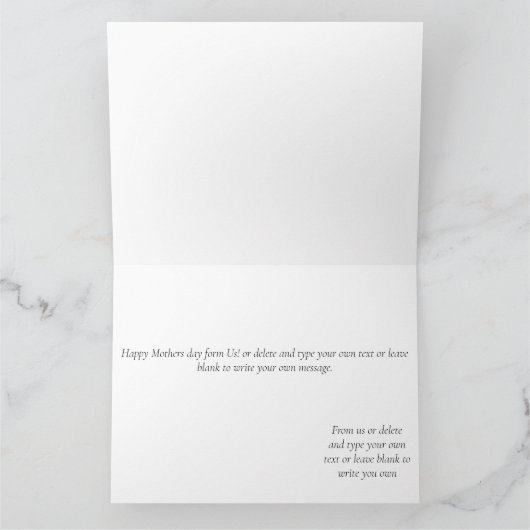 Muttertagskarte Karte (Innenseite)